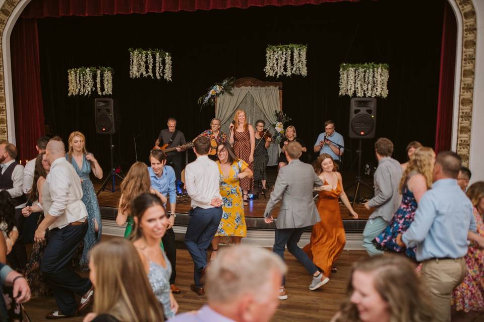 Dancing at the wedding
