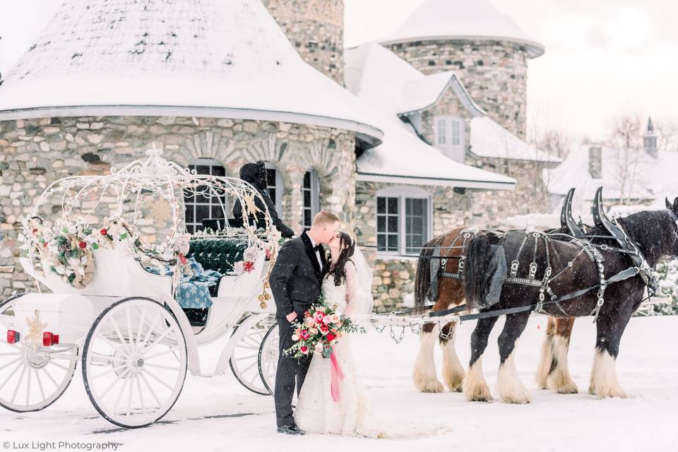 Winter Wedding at Castle Farms