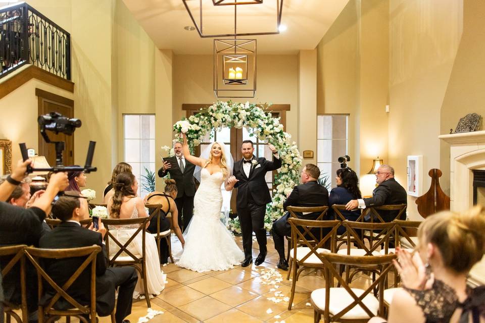 Indoor ceremony