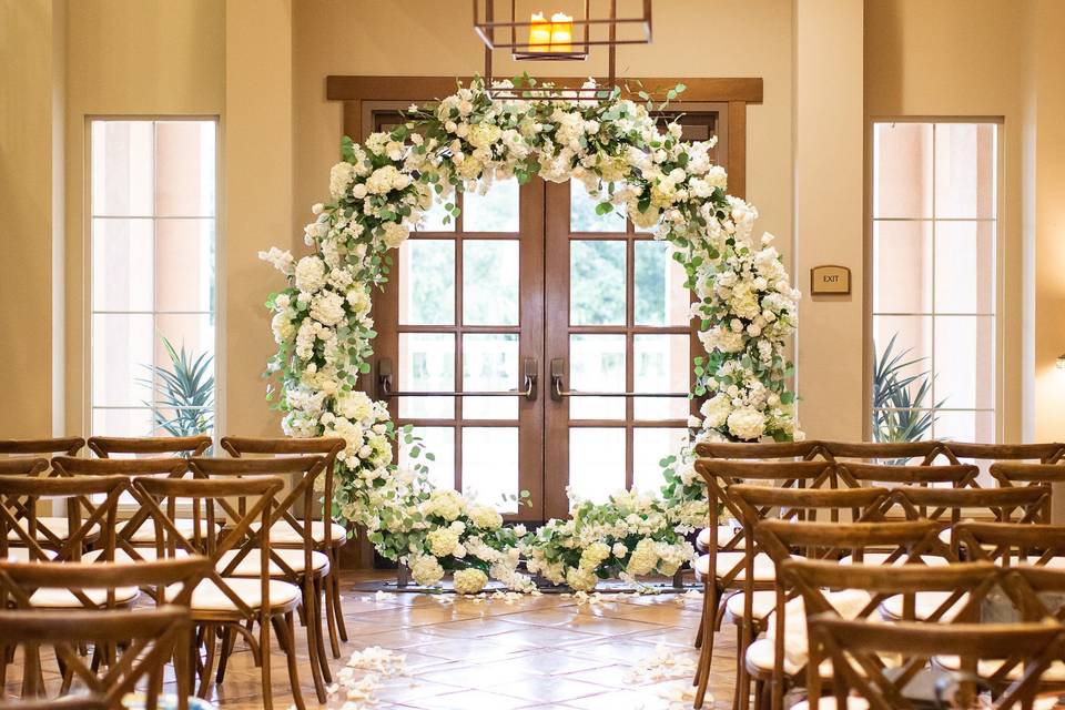 Indoor ceremony