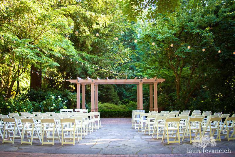 Wedding ceremony area