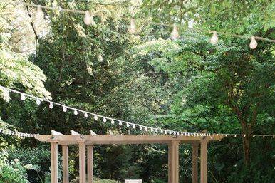 Wedding ceremony area