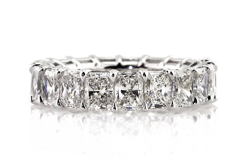 <b>6.20ctw Radiant Cut Diamond Eternity Band</b><br>
This mesmerizing radiant cut diamond eternity band is stunning as a stand alone band or paired with an engagement ring.