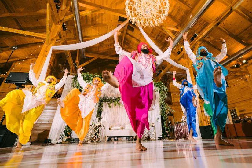 Indian wedding full swing