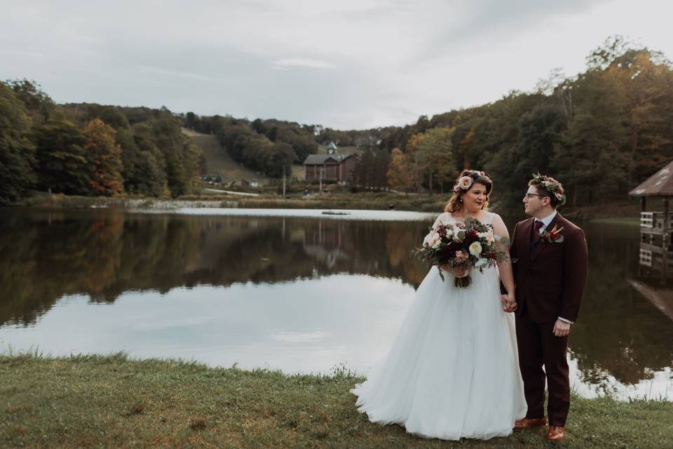 Lake George -  Fall Wedding