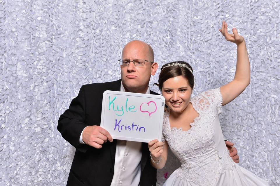 Photo booth for wedding
