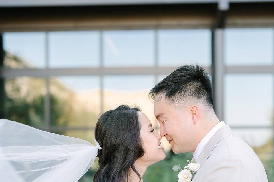 Bride + groom portraits