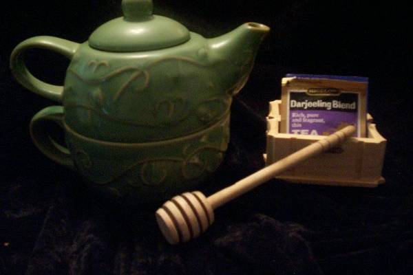 Personal Teapot for a bridal shower with tea.
