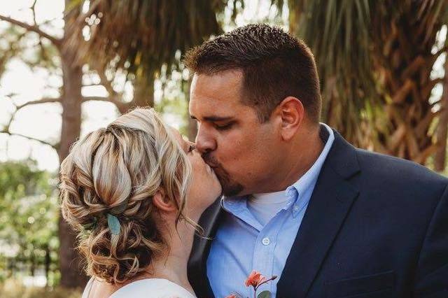 Congratulations to this beautiful bride!! So honored to be apart of your special day! Wishing the two of you many years of happiness. <3 :) Wedding: Giger Wedding Church: Hope Presbyterian Church​Photographer: Ashley Baldwin Photography​Bridal Hair: Chelsea Mansfield