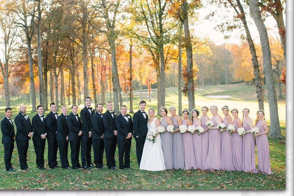 Fall wedding