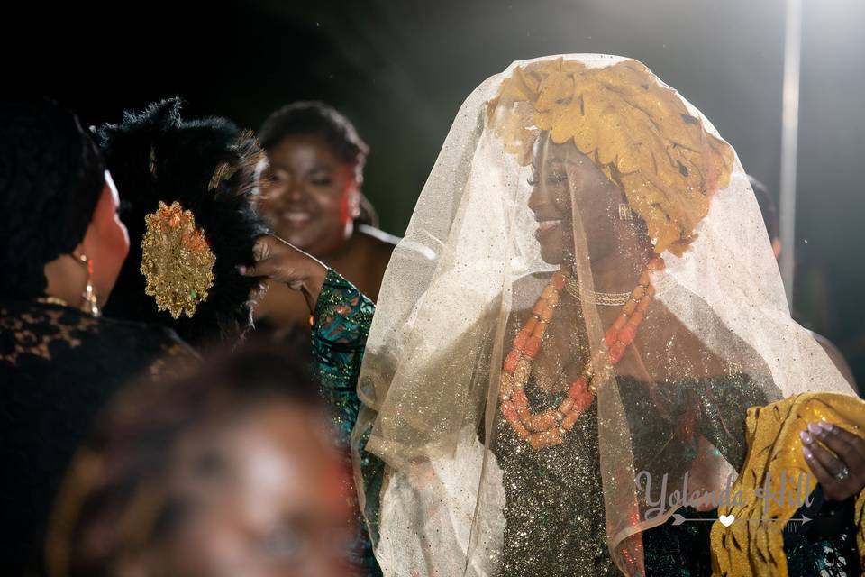 Nigerian Bride and Groom