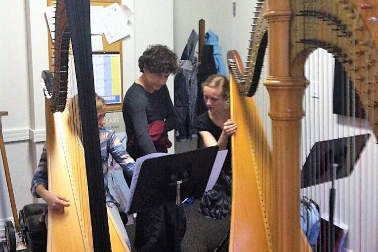 Working with Deborah Hoffman, Metropolitan Opera harpist