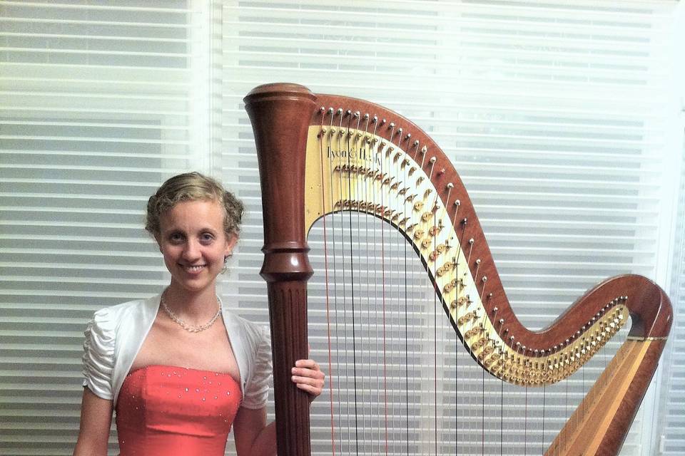 Brittany Burns, Harpist