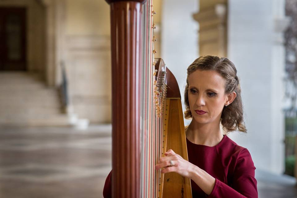 Brittany Burns, Harpist