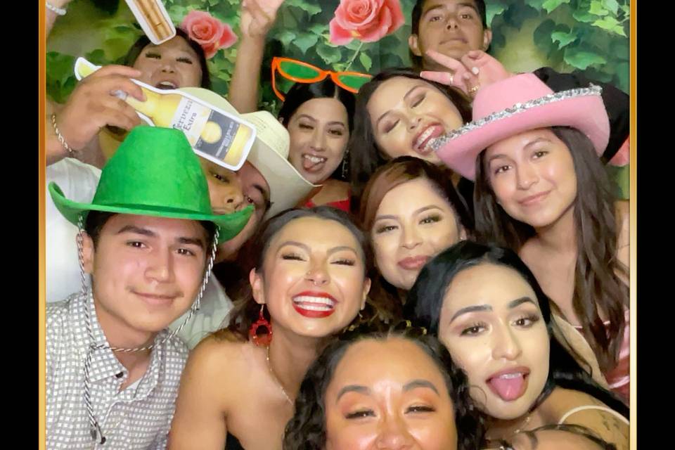 Everyone fits in the photo boo