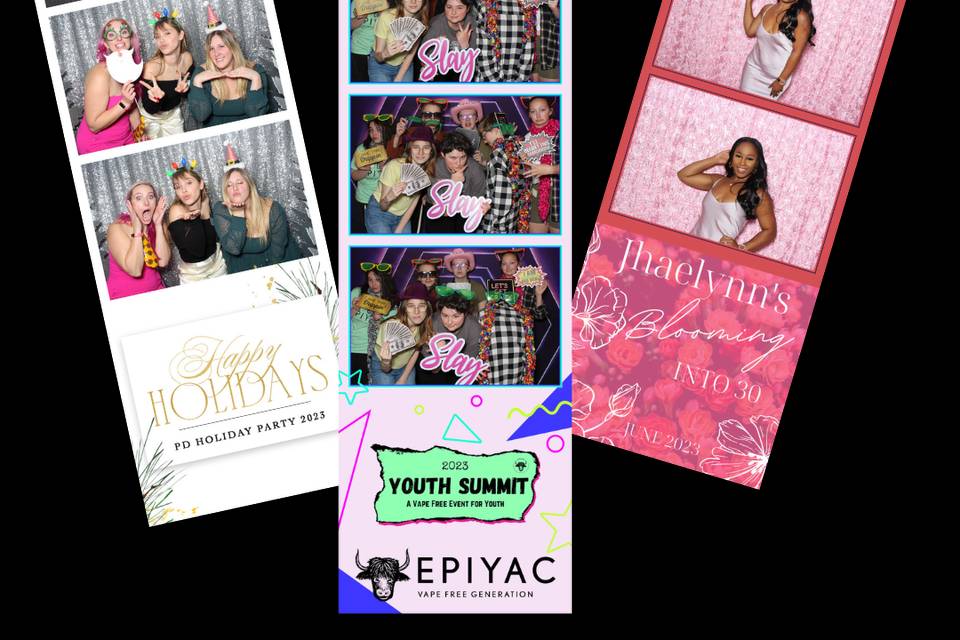 Photo booth strips