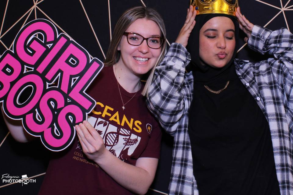 Fun in the photo booth