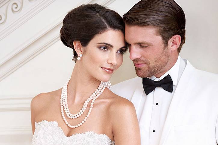 Traditional White dinner jacket, By David Tutera