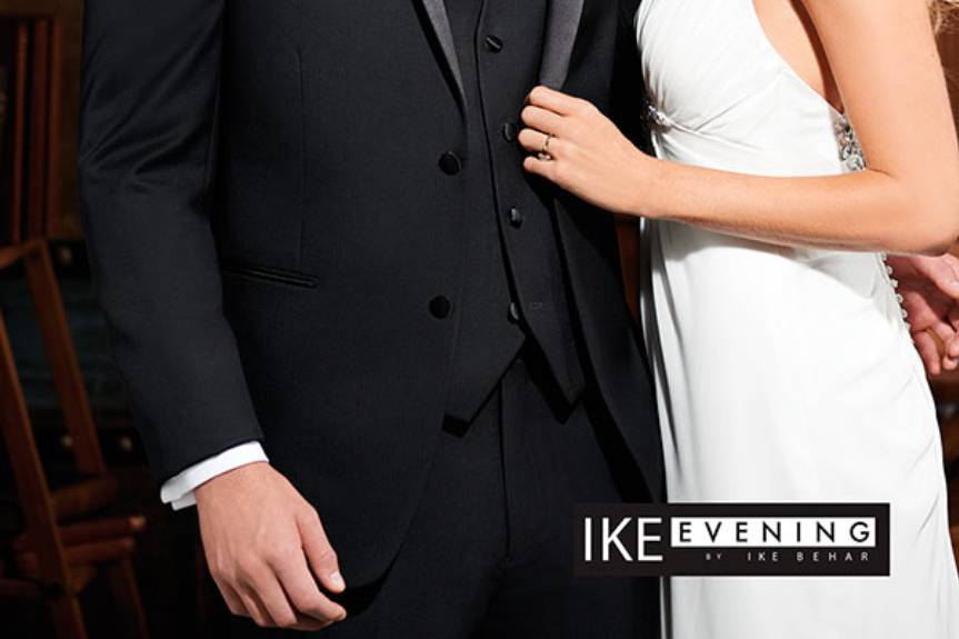 Two Button Notch Perfect Wddding Tuxedo by Ike Behar