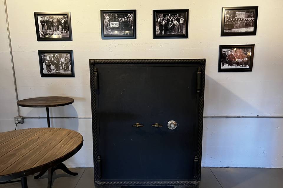 Speakeasy antique safe