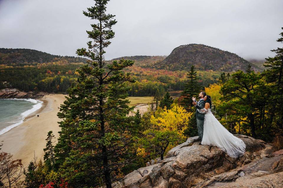 Eloping in Acadia NP, Maine