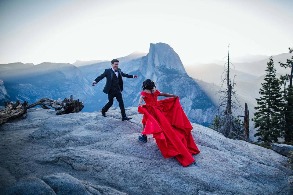 Yosemite elopement photos