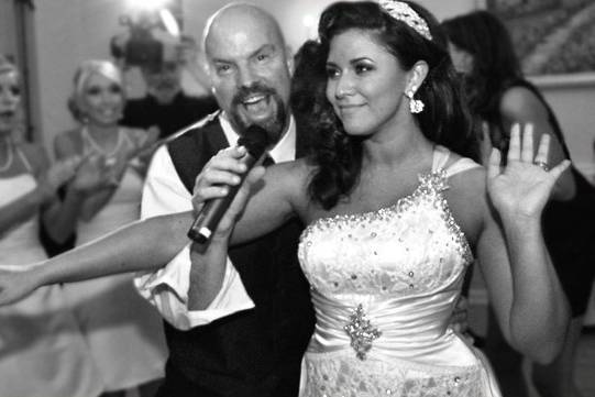 Singer with the bride