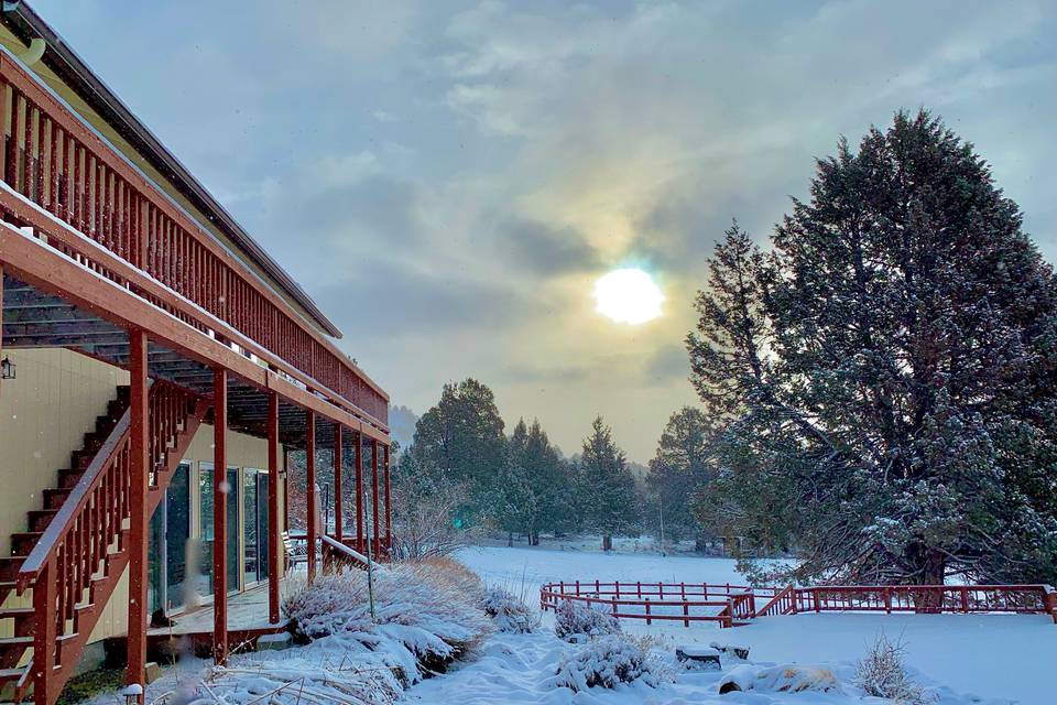 The Retreat House in Winter