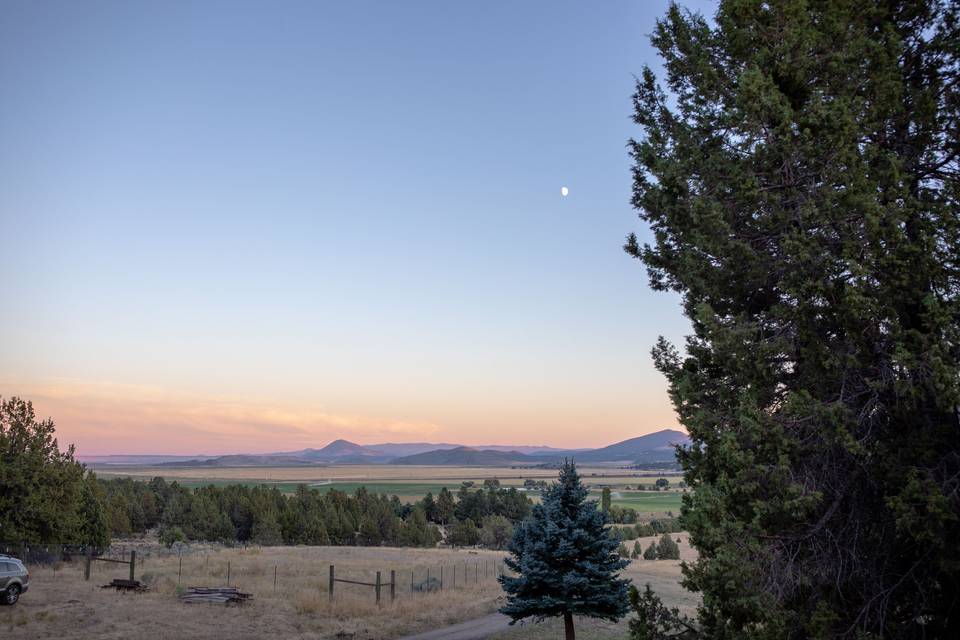Bear Valley at dusk