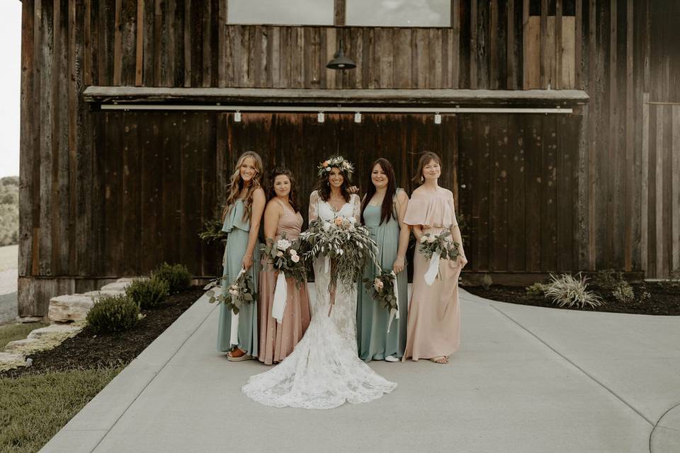 Bridal party photo