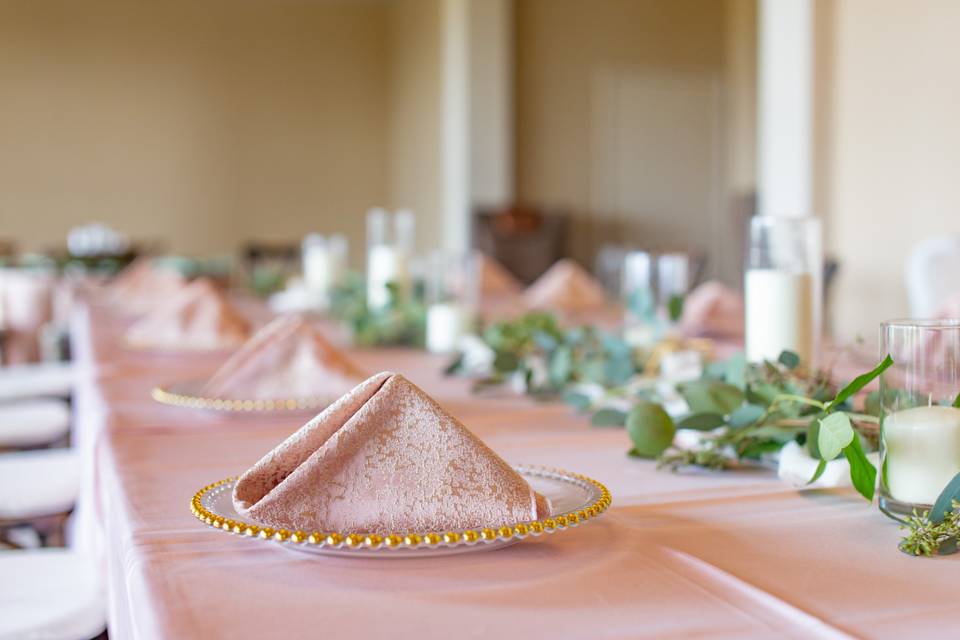 Table Set Up Sample