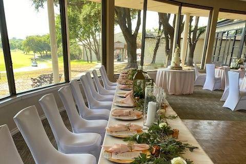 Head Table Set Up