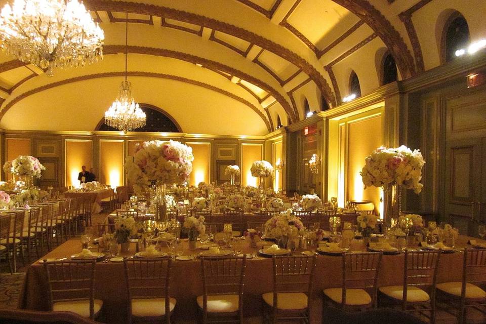 Wedding Reception Viennese Ballroom Langham Hotel Pasadena - Elegant Music 626-797-1795