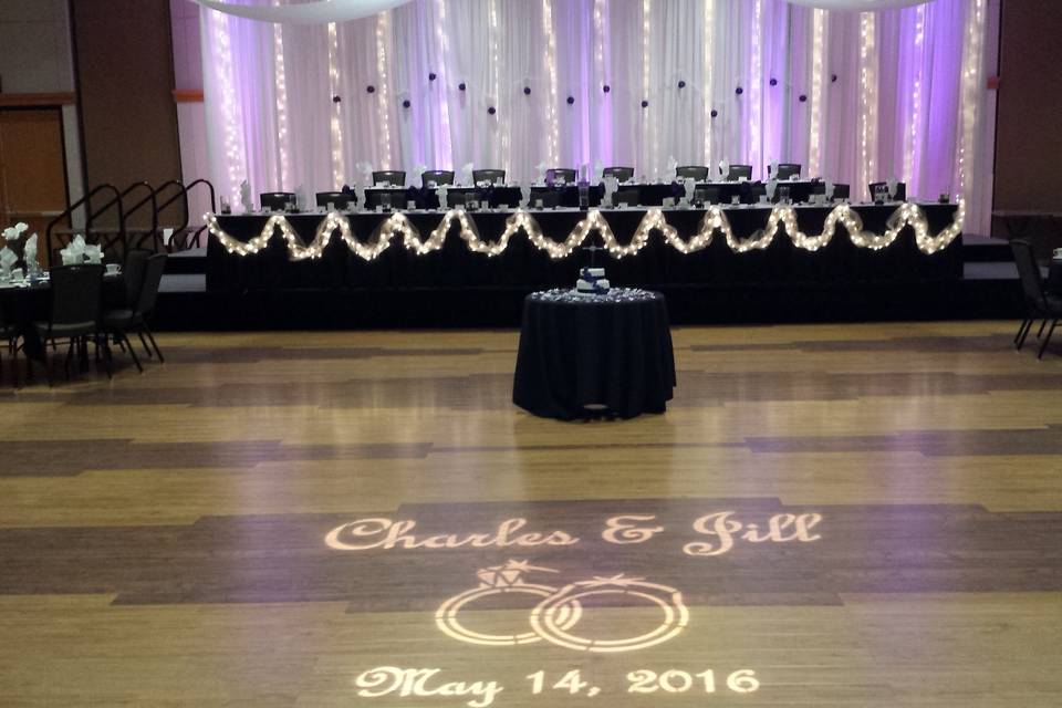 Head Table and Monogram
