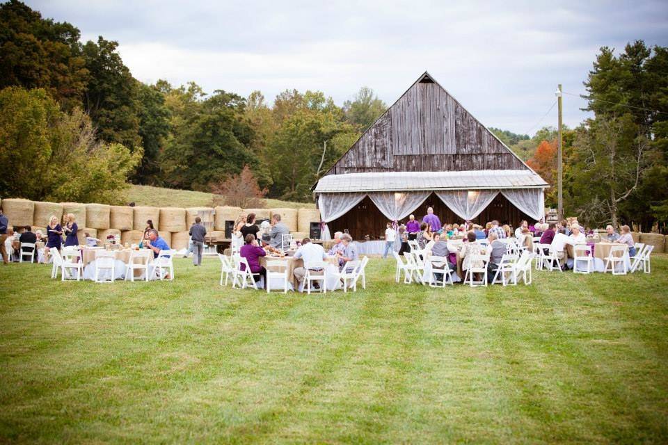 Reception on the grass