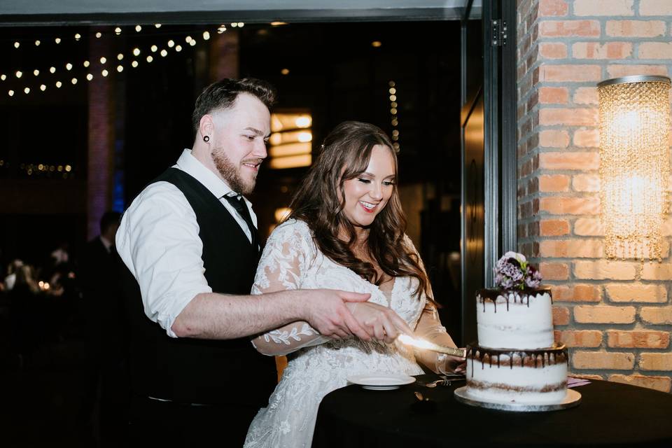 Couple Celebrating