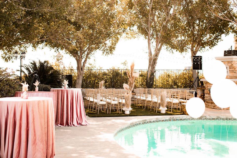 Villa Park Backyard Wedding