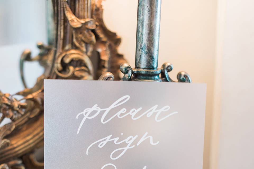 Guestbook sign