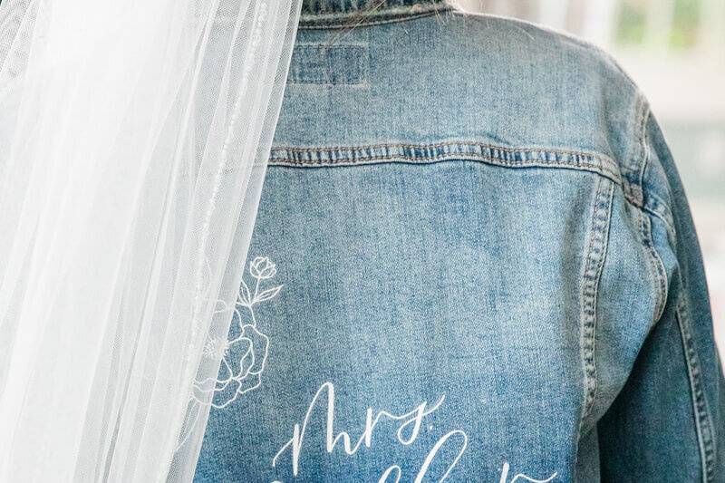 Custom Denim Bridal Jacket