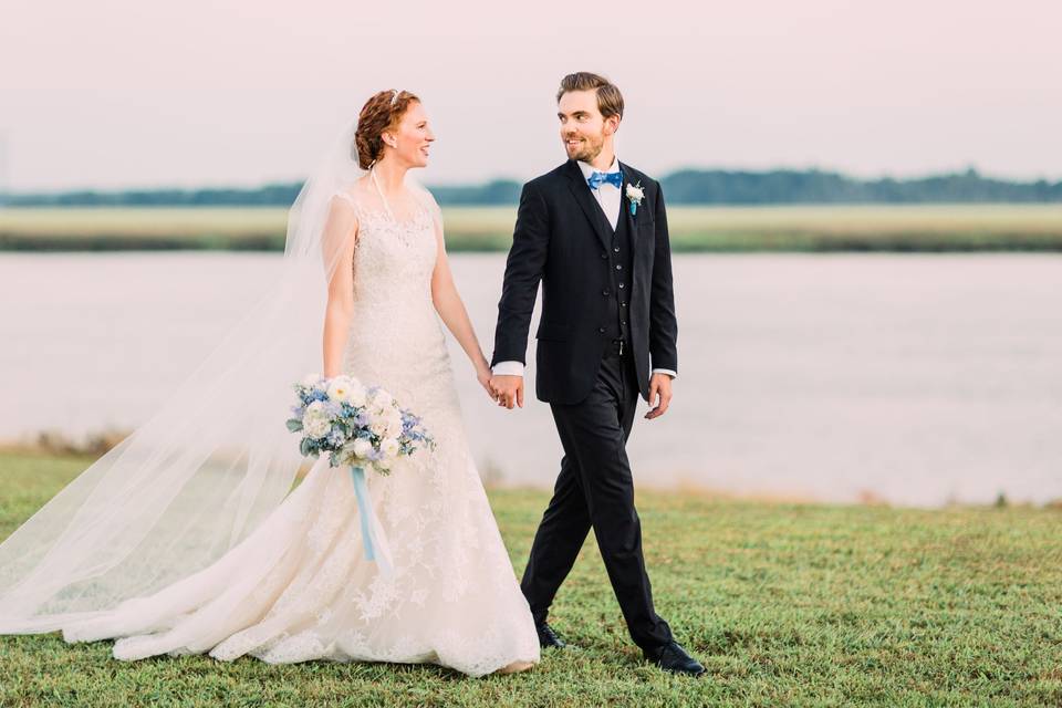 Waterfront wedding