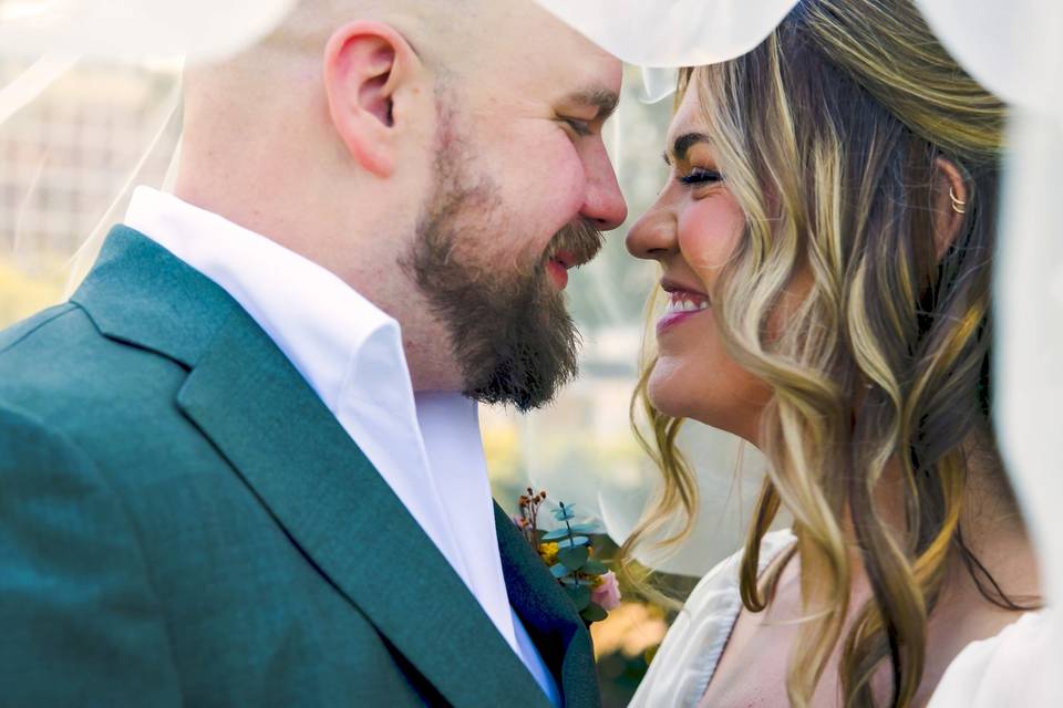 Veil close up shot