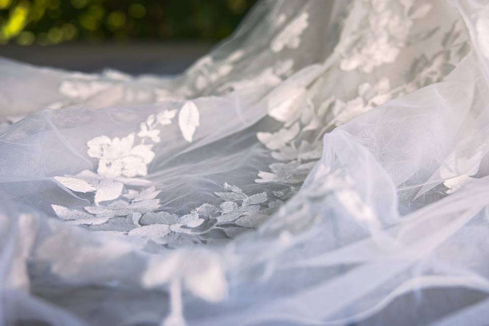 Wedding dress details