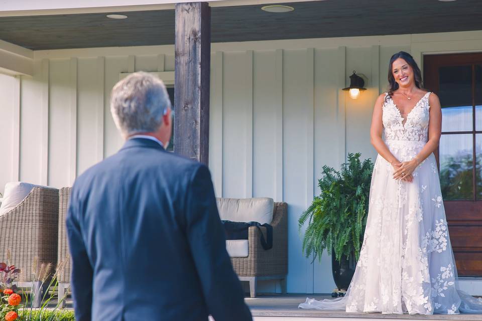 Father daughter first look