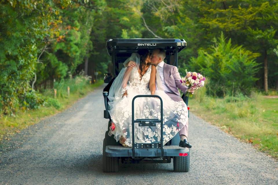 Couple golfcart Farm on MainNJ
