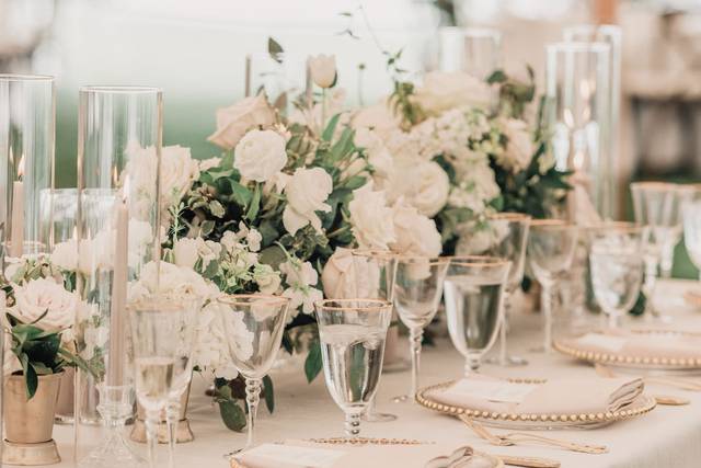 Blush and ivory