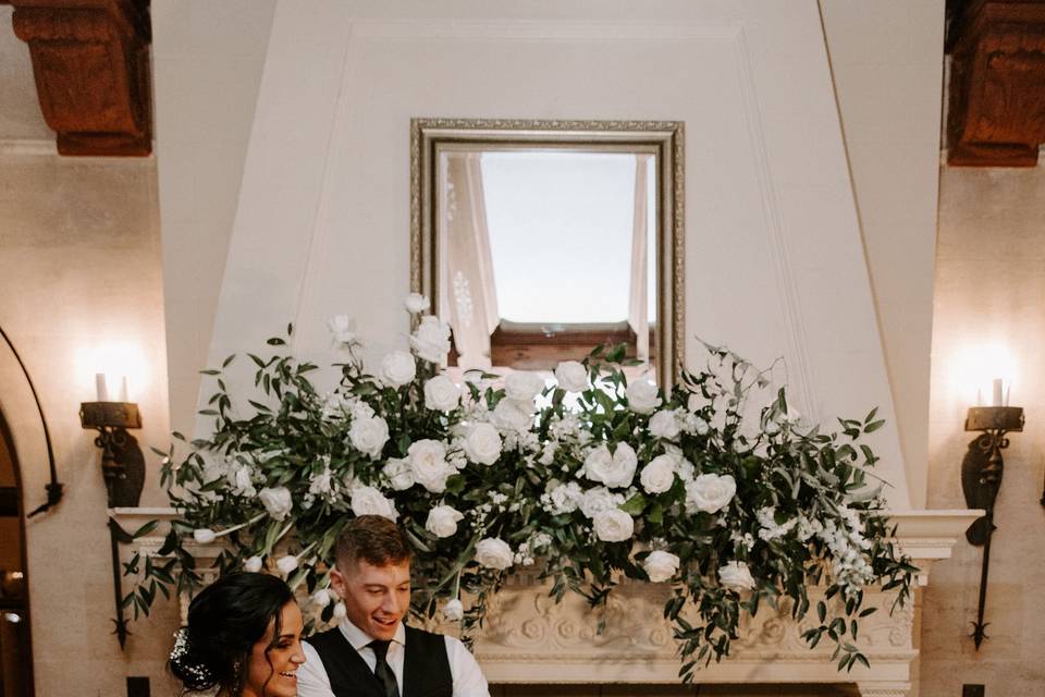 Bride + Groom Cake Cutting