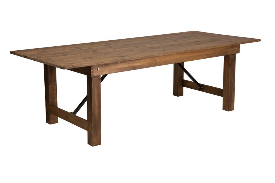 8ft Farm Table