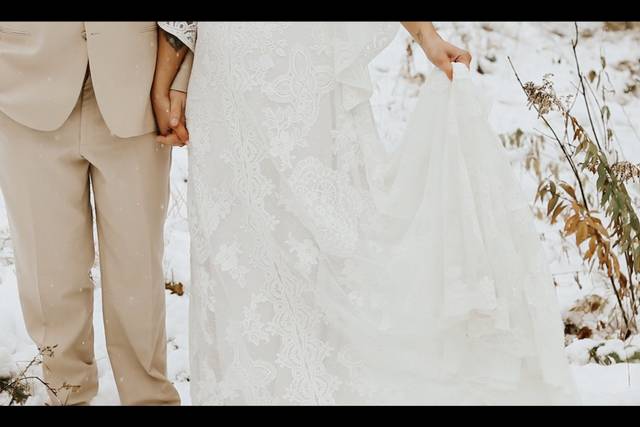 Holding hands