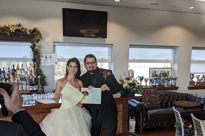 Officially married
