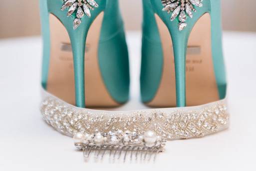 Style-2 Hotfix Rhinestone Diamante Wedding Transfers "Newly wed" 